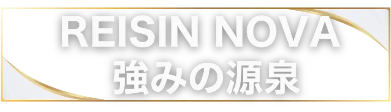 REISIN NOVA強みの源泉